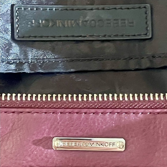 Rebecca Minkoff Mini Mac in Plum Purple Leather Shoulder Bag 🔥EUC🔥 - Picture 9 of 15